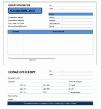 donation invoice
